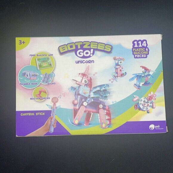Botzees Go! Unicorn Interactive Building Remote Stem Learning Toys For Girls - Picture 2 of 8